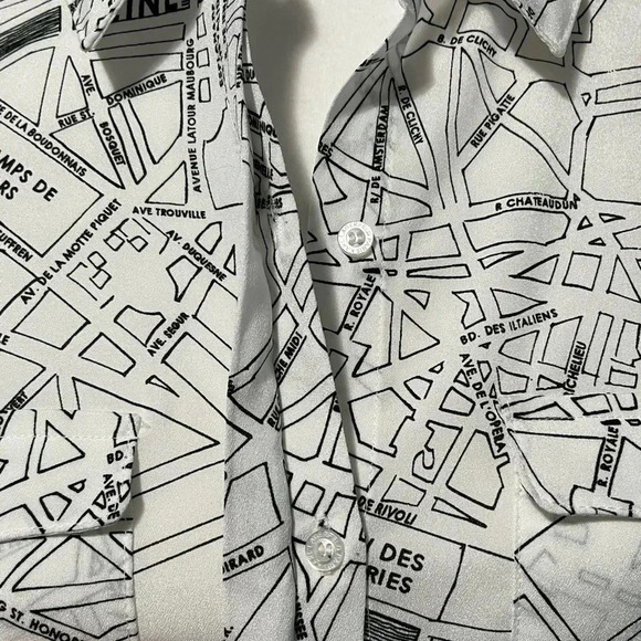 Karl Lagerfeld Paris  Long Sleeve Blouse NWOT - Picture 10 of 16